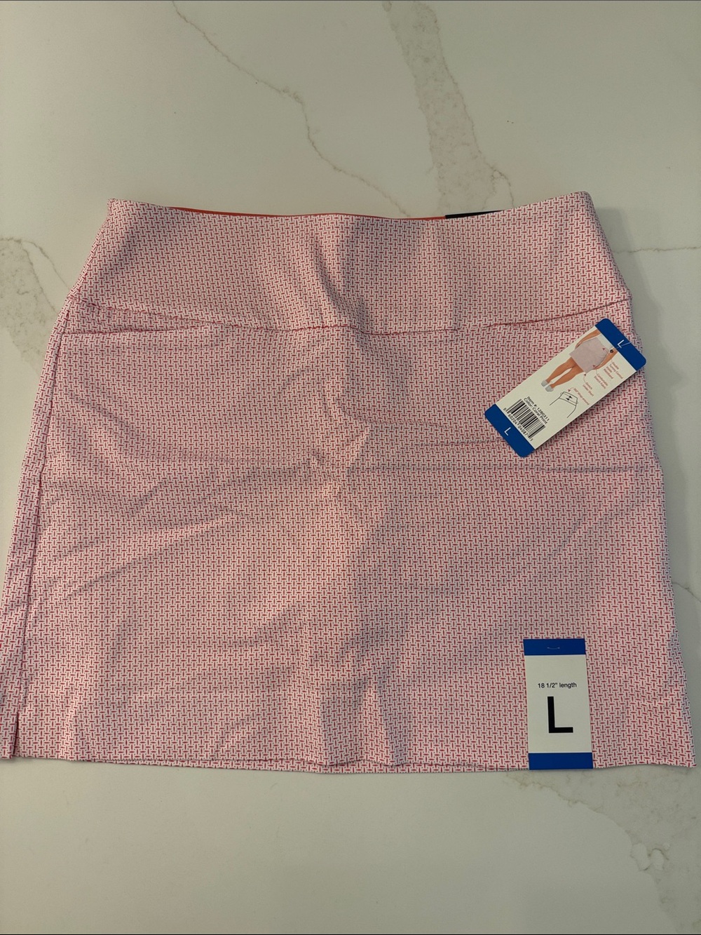 Women's Coral Print Golf Skort
